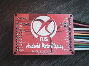 Контролер AndroidMotoDisplay с ESP32 за мотоциклет — NJS Electronics